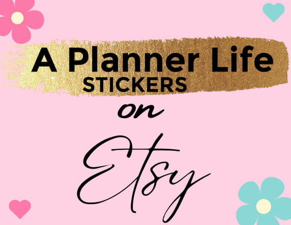 A Planner Life Stickers on Etsy Image