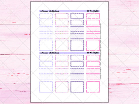 Printable amusement park planner stickers page 3