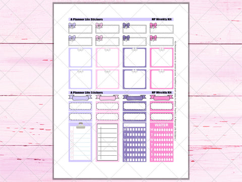 Printable amusement park planner stickers page 4