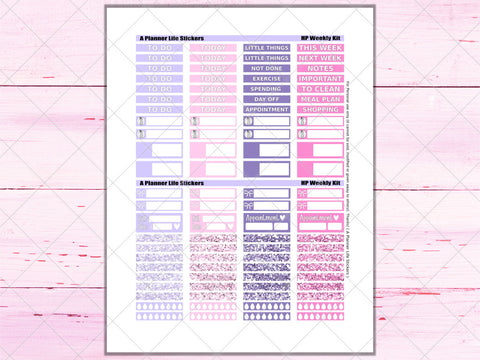 Printable amusement park planner stickers page 6