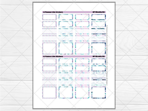 Printable winter weekly planner stickers page 3